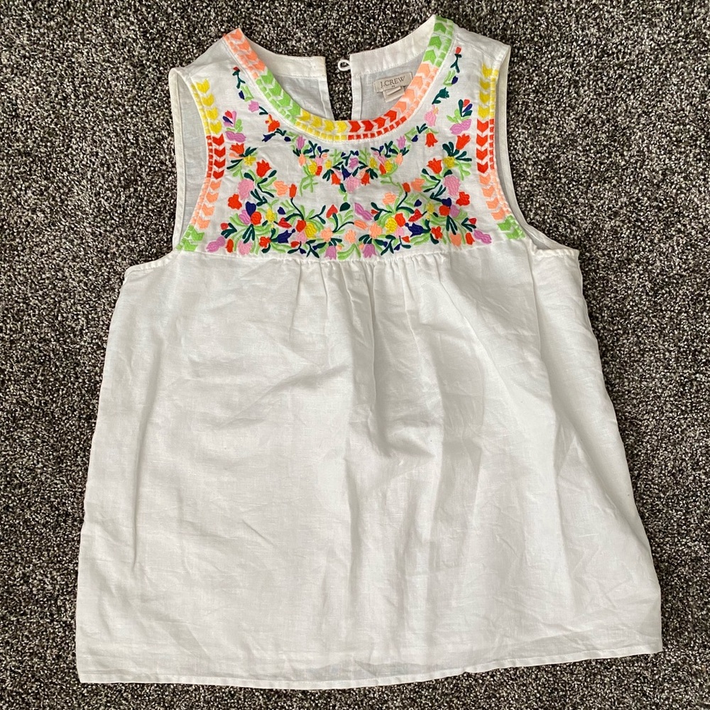 NWOT Embroidered Tank